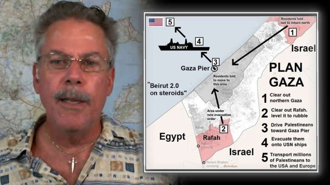 Israeli Plan To Force All Gazan Survivors Onto US Ships Exposed