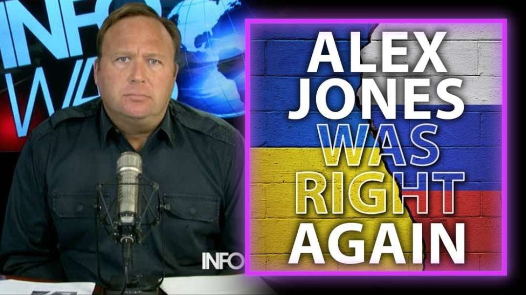 FLASHBACK: Alex Jones Predicts Ukraine Is Trigger To WWIII Between Transhumanist Globalists And Russia