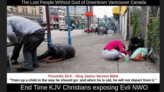The Lost People Without God of Downtown Vancouver Canada