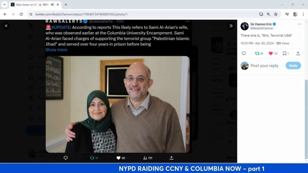 NYPD RAIDING CCNY & COLUMBIA NOW _ part 1