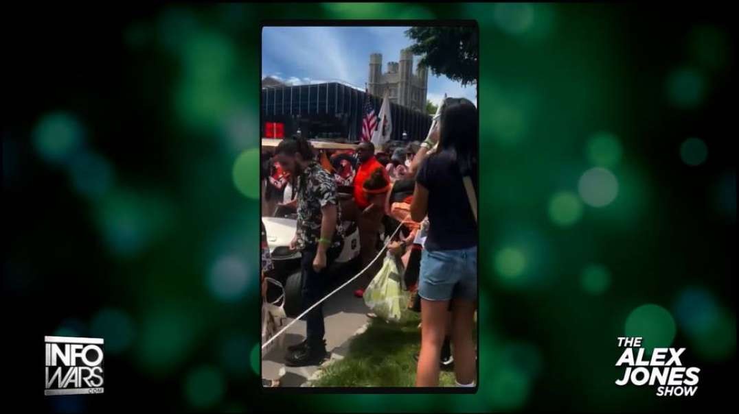 VIDEO: Leftists Attack Memorial Day Parade