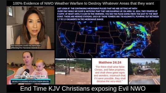 100% Evidence of NWO Weather Warfare to Destroy Whatever Areas that they want