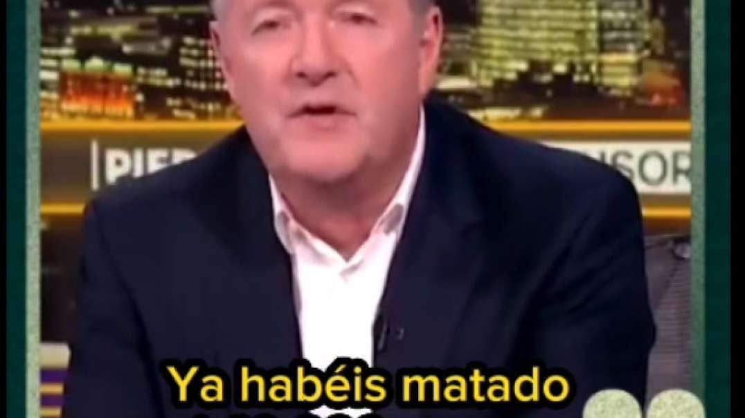 Piers Morgan pregunta a Avi Hyman sobre los asesinatos en Palestina.mp4