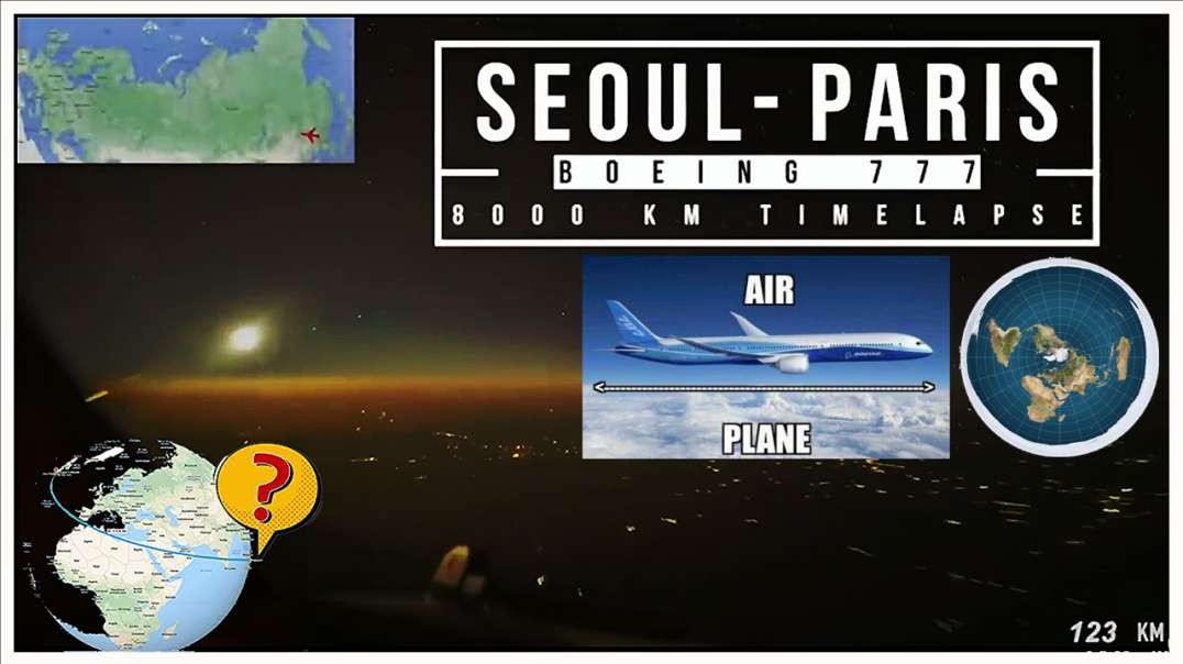 ➖✈️➖ Airplane Flight prouve la Terre plate !!