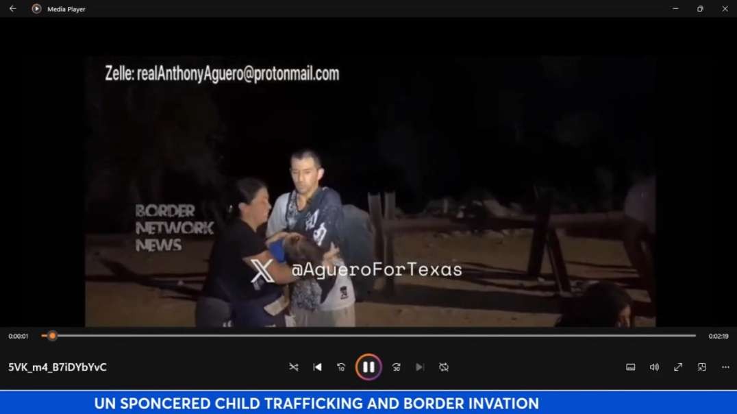 UN SPONCERED CHILD TRAFFICKING AND BORDER INVASION