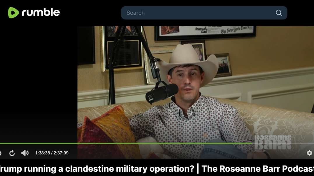 Is Trump running a clandestine military operation  The Roseanne Barr Podcast 52.mp4