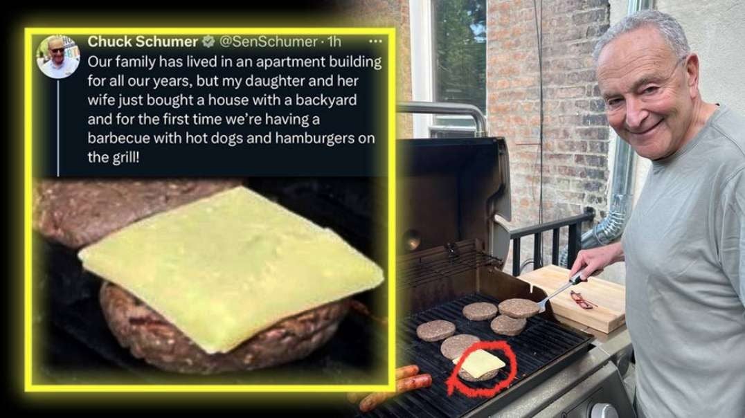 Learn Why Chucky Schumer Serves Uncooked Burgers With Cheese