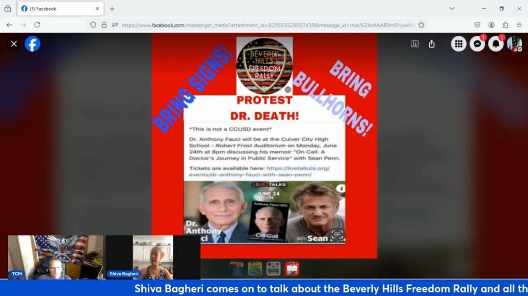 Shiva Bagheri comes on to talk about the Beverly Hills Freedom Rally and all the other crap going on