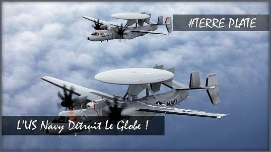 🛩️💡 #TERRE PLATE : L’US Navy Détruit Le Globe !