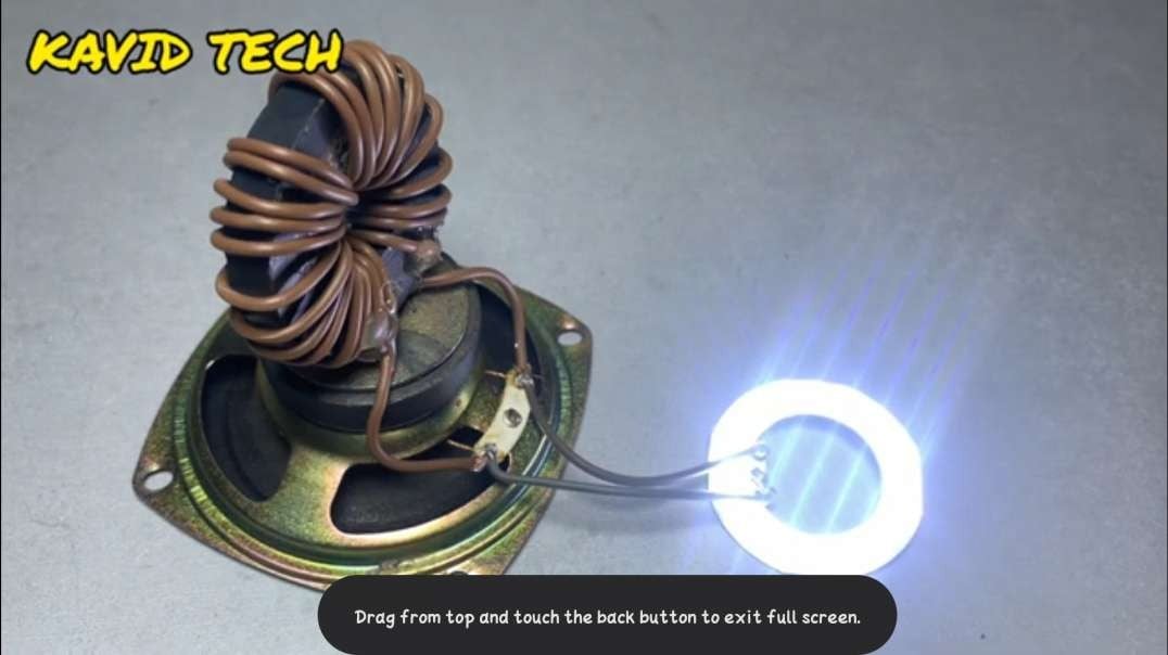 how to make free energy with small speaker _small magnet 100%