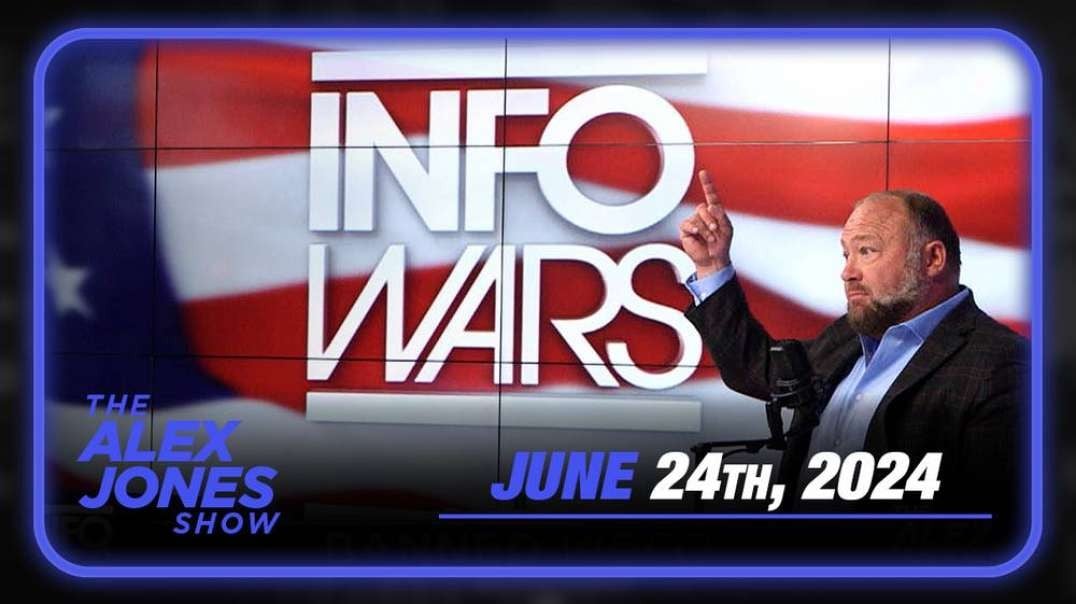 WW3 WATCH: Russia Vows Revenge on America After US-Supplied Weapons Kill Five In Crimea — All While Major Nations Flee Collapsing Dollar! Kim Dotcom Joins Alex Jones LIVE! — FULL SHOW 6/24/24