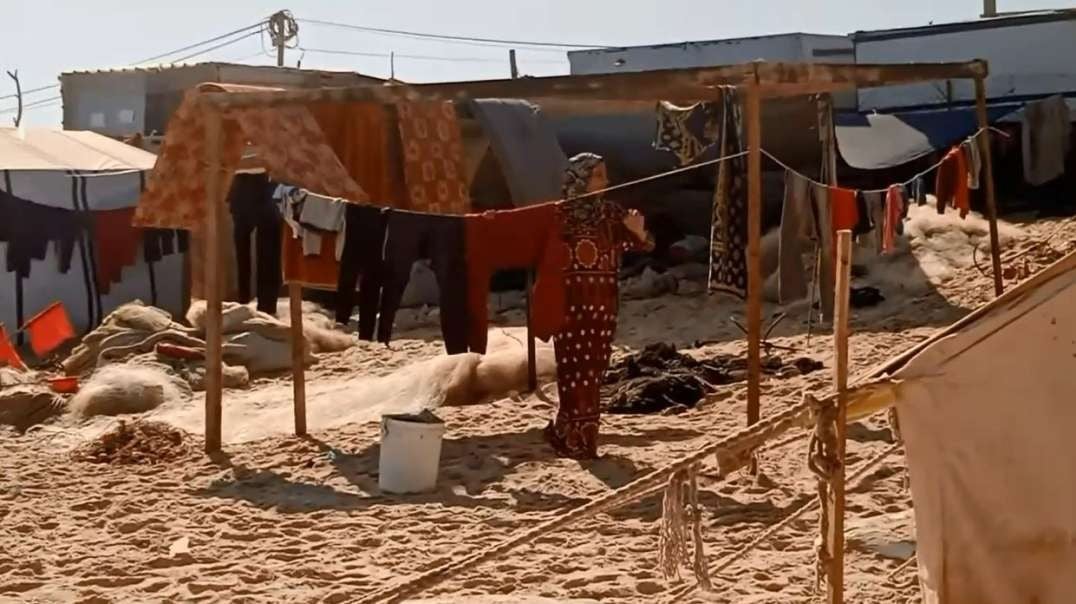 2 Families In Gaza Displacement Tents Daily Life - History Repeats - Nakba of 1948 And Now 2024.mp4