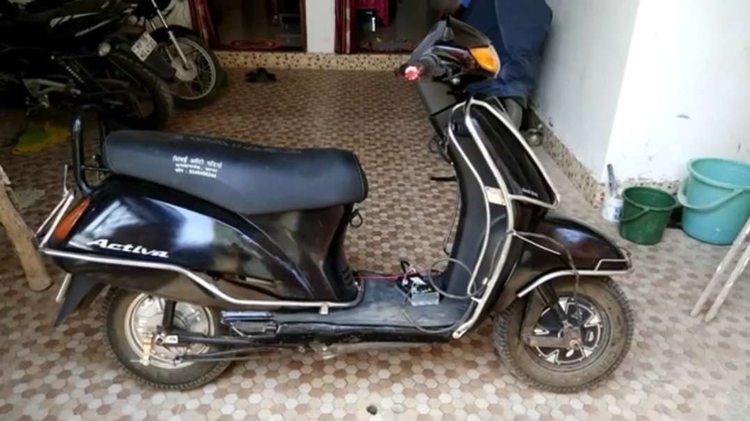 Self charging electric scooty, unlimited run