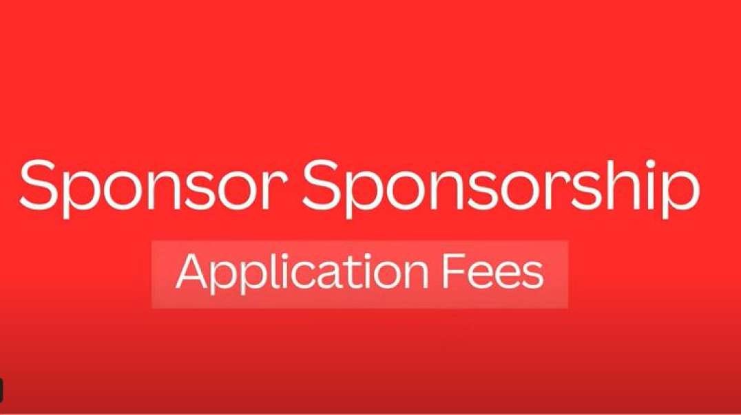 Sponsor Sponsorship - Application Fees