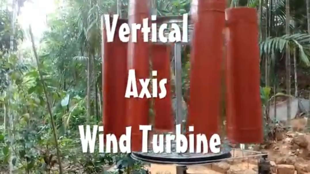 Vertical axis wind turbine DIY tutorial - home made project