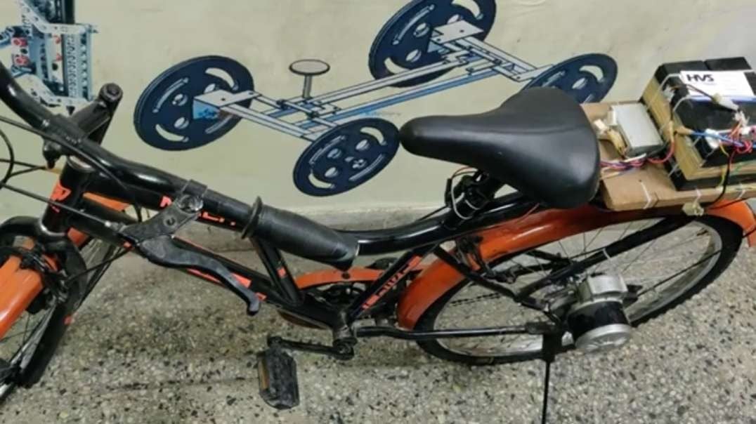 Self- charging electrical bicycle