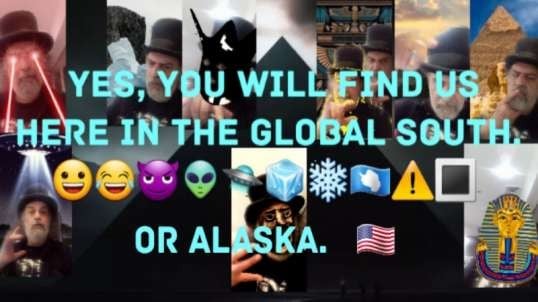 Alaska As Well As Antarctica Has Black Pyramids.  😀😂😈👽🛸🧊❄⚠️🔳🇦🇶🇺🇸