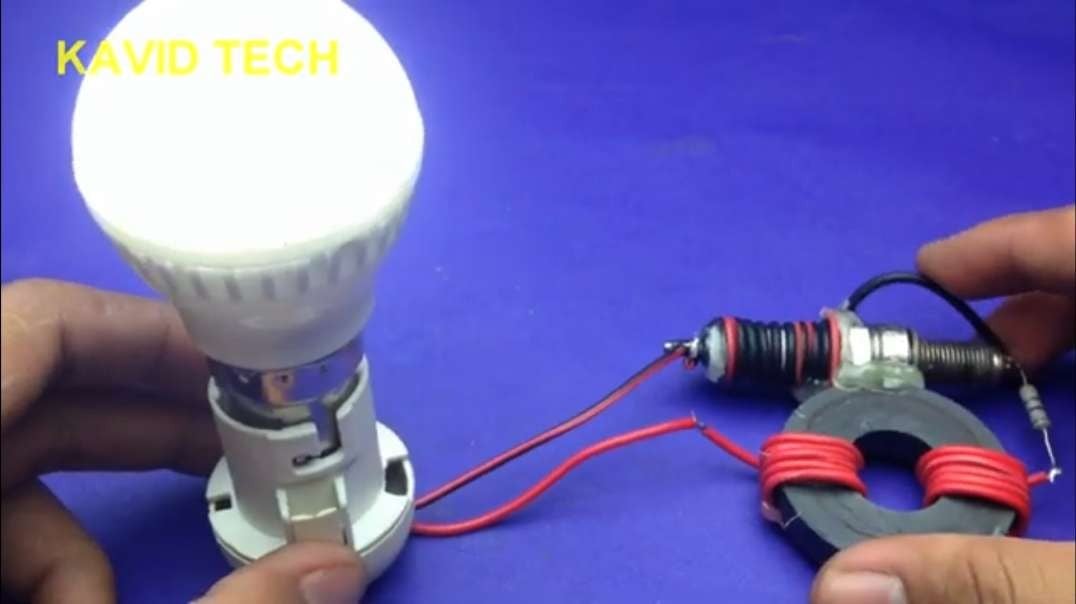 Experiment Electric Science free energy using spark plugs & magnet _ Awesome idea 2019