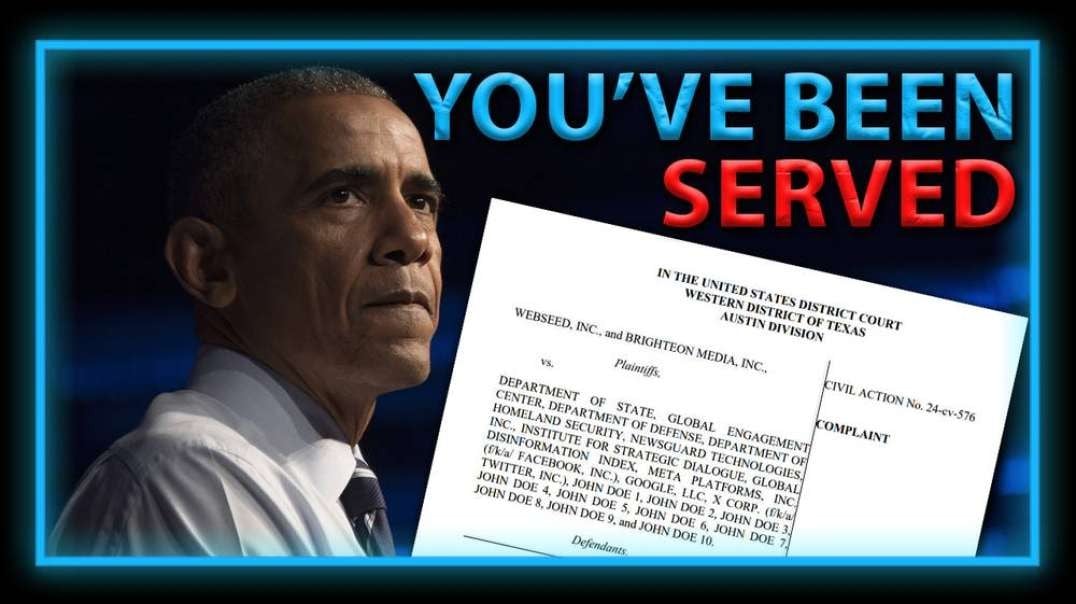 BREAKING- Major Lawsuit Filed Against Obama Deep State Censorship System