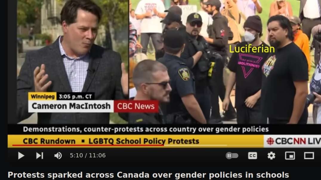 Dumb Protests Over Gay Shit Overwhelm Canadians Minds As Freemasons Secretly Collapse The Nation Into Their NWO