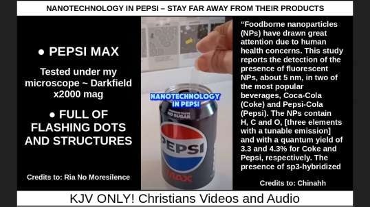 NANOTECHNOLOGY IN PEPSI – STAY FAR AWAY FROM THEIR PRODUCTS