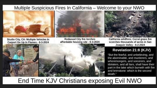 Multiple Suspicious Fires In California – Welcome to your NWO