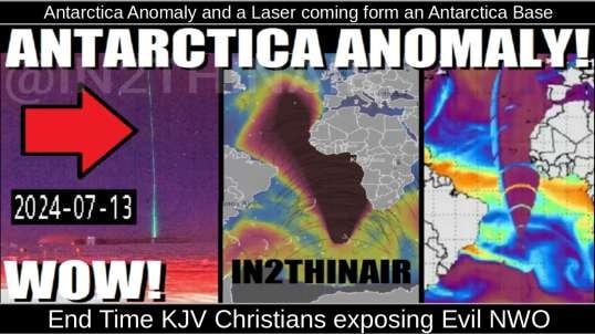 Antarctica Anomaly and a Laser coming form an Antarctica Base