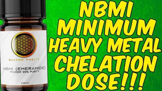 NBMI's Minimum Effective Dose To Chelate Toxic Heavy Metals!