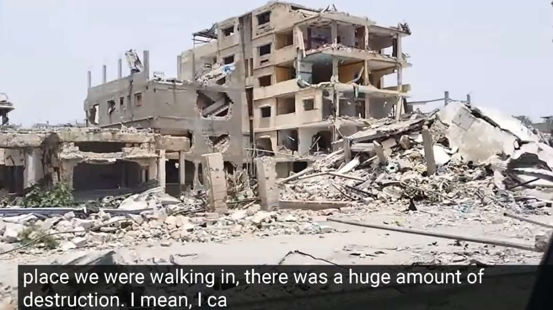 Gaza Current Situation Woman Takes Trip From Deir al-Balah to Khan Younis to Visit Family.mp4