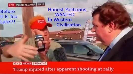 Trump Sniper Attack Was Staged Of Course So He Can Be Born-Again