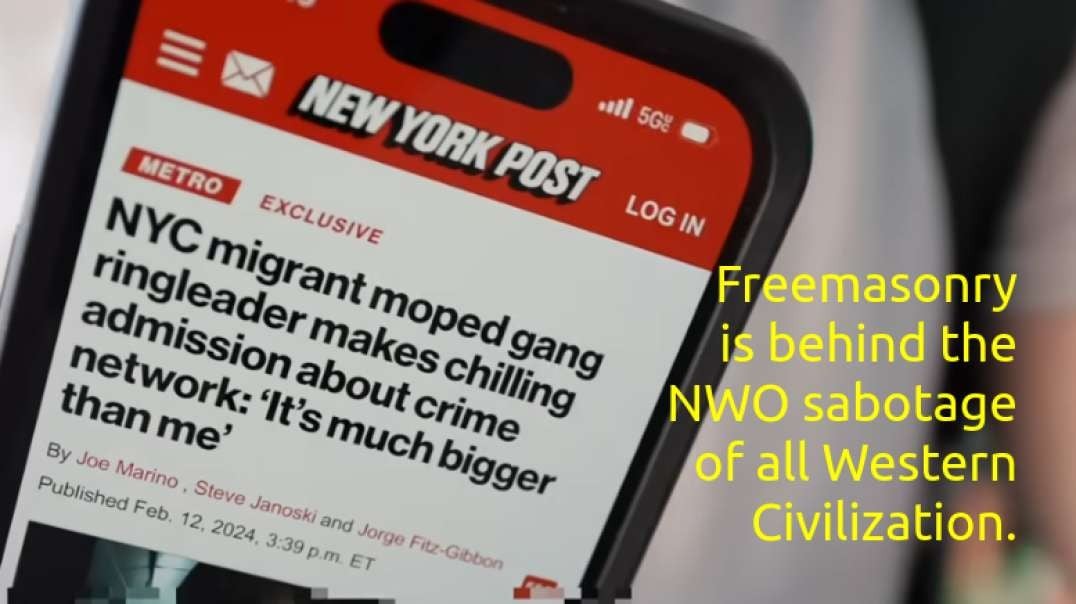 Migrant illegal (Invader) Admits NY Gangs Organized By NWO