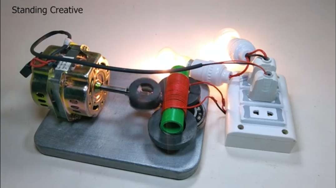 At Home 40,000w Free Energy Generator 220v Use Permanent Magnet PVC Wire