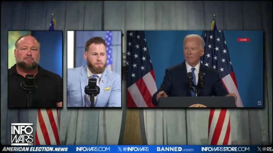 Coverage of Joe Biden's 'Big Boy' Conference w/ Alex Jones & Owen Shroyer