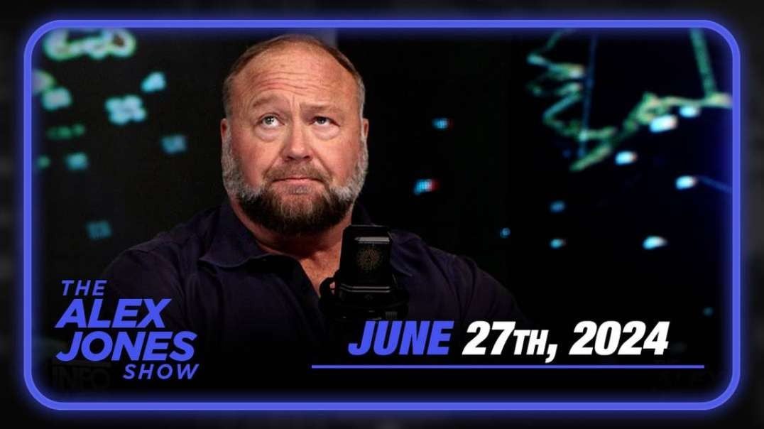 Trump Is Walking Into A Trap! Alex Jones to Expose CNN’s Dirty Tricks Before They Happen & LIVE During The Debate! — FULL SHOW 6/27/24