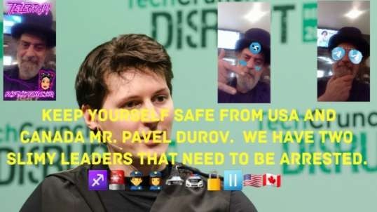 Pavel Durov Refuses To Do Business In USA.  ♐🚨👮‍♂️👮‍♀️🚓🚔🔒⏸🇺🇸🇨🇦