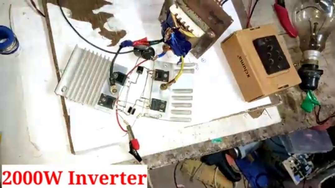 How To Make Simple Inverter 2000W , Sine wave ,IGBT MOSFET.mp4