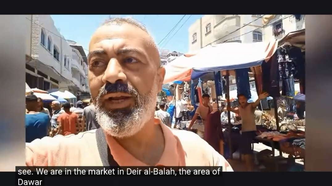 Gaza Deir al-Balah Current Condition For Displaced Families July 1 2024.mp4