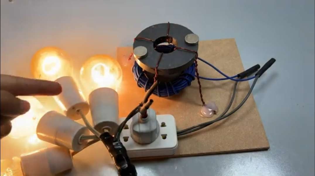 💯 free energy generator using magnetic 🧲 fields at home 🏠