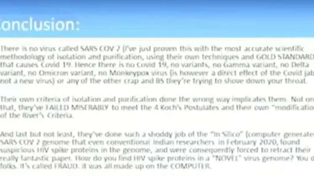 NWO: Proof of the non existence of the COVID-19 ‘virus’
