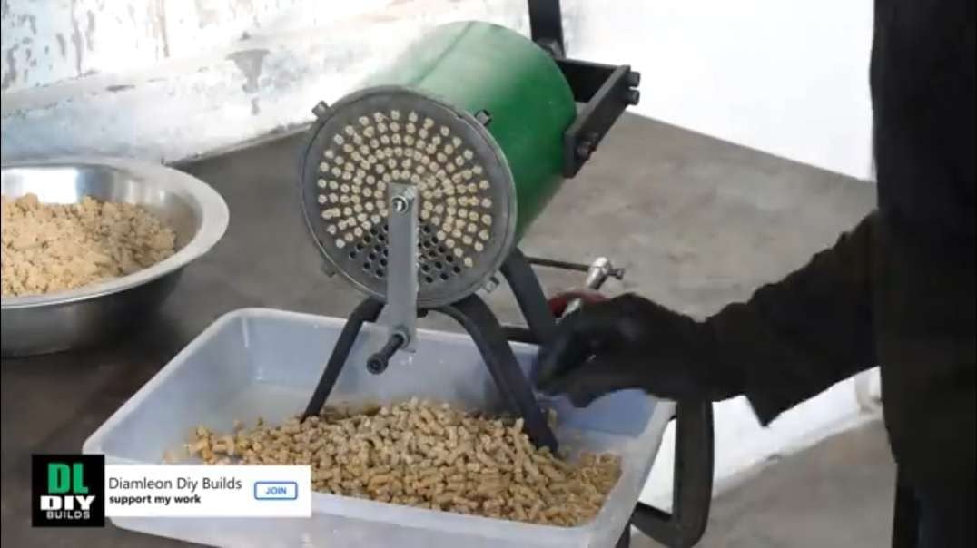 How To Make Homemade Manual Feed Pellet Machine Without Welding _ Simple Diy Feed Pellet Machine