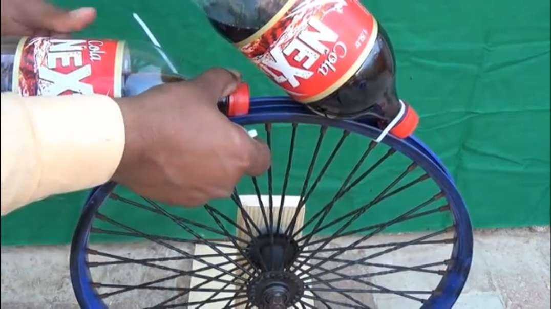 How to Make Free Energy Perpetual Motion With coke Bottles Diy Experiment