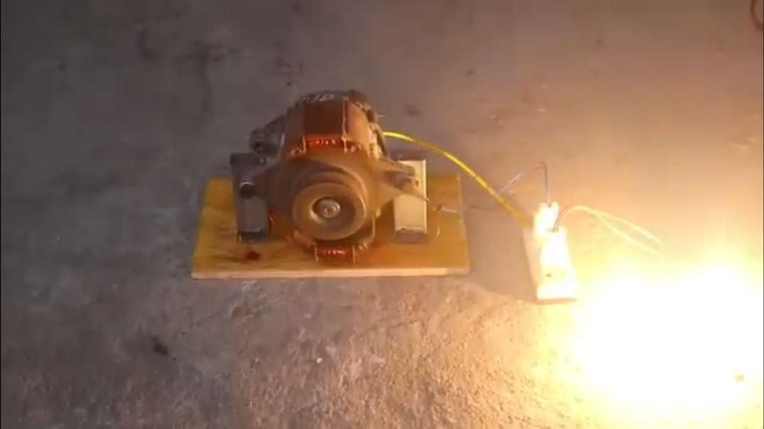 How to generate infinite energy self operated with a car alternator and magnet 💡💡💡