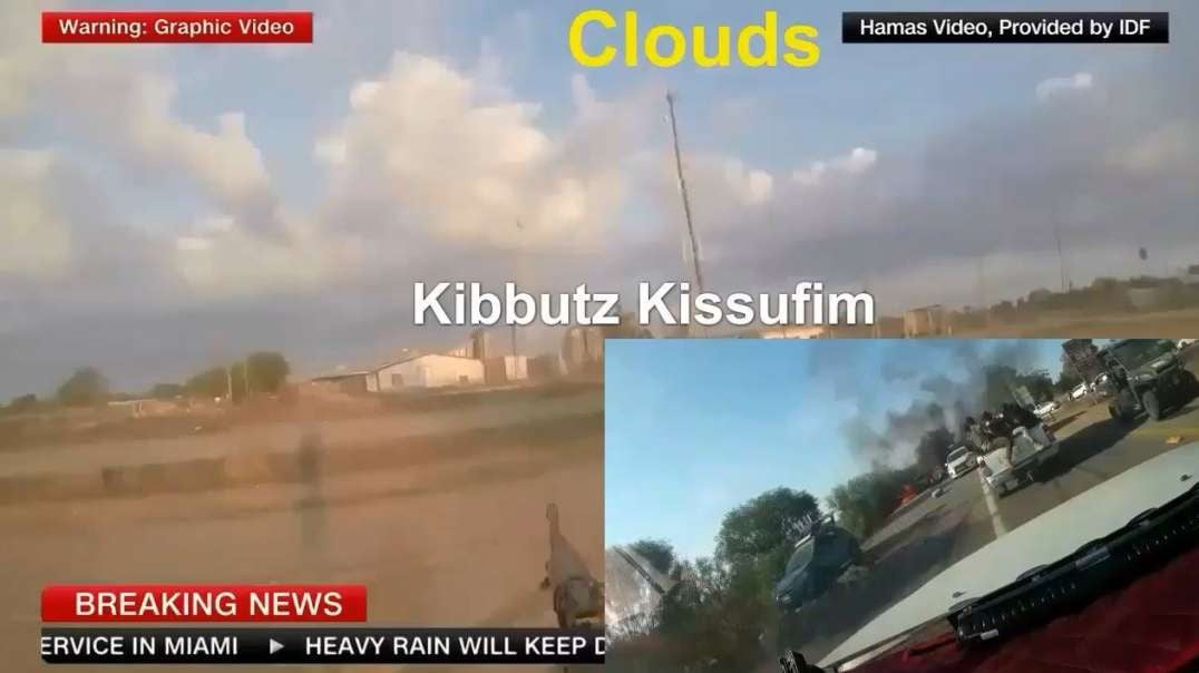 clip3 Were ALL The Oct 7th Hamas Bodycam Vids With Clouds Pre-Recorded & FRAUDS side by side comparisons.mp4