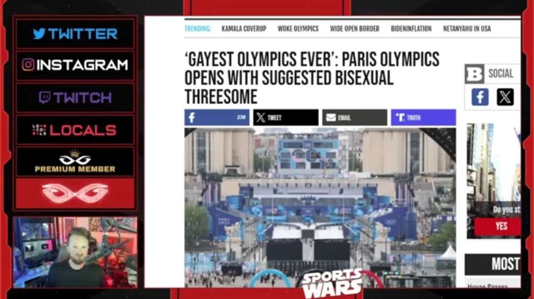 FRANCE: THE OPENING CEREMONY OF THE PARIS OLYMPIC GAMES 2024, WAS A 'WOKE' FEST