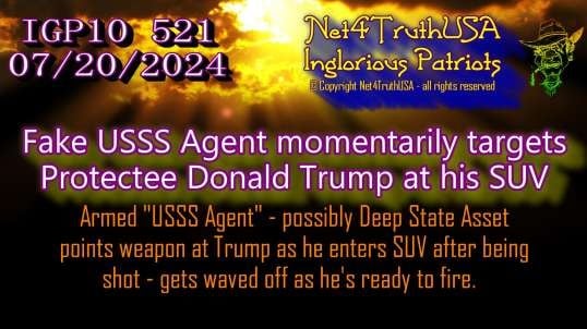 IGP10 521 - Fake USSS Agent momentarily targets Protectee Donald Trump at his SUV.mp4
