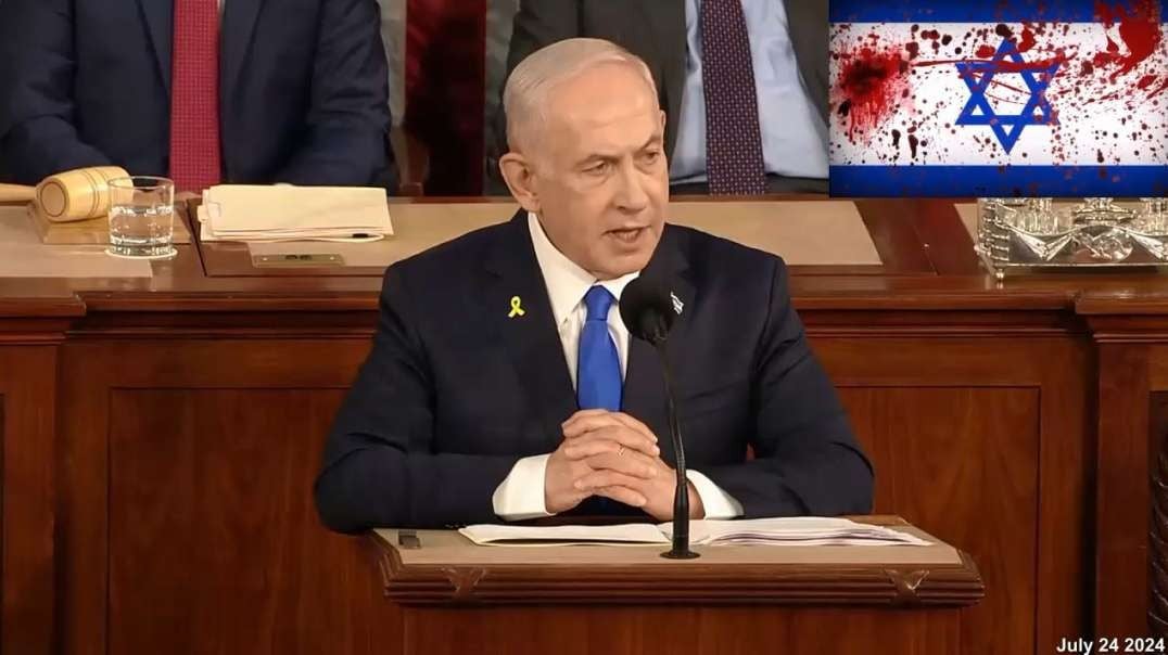 Ending Israel PM Benjamin Netanyahu Speech Addresses Members of Congress 7-24-24.mp4