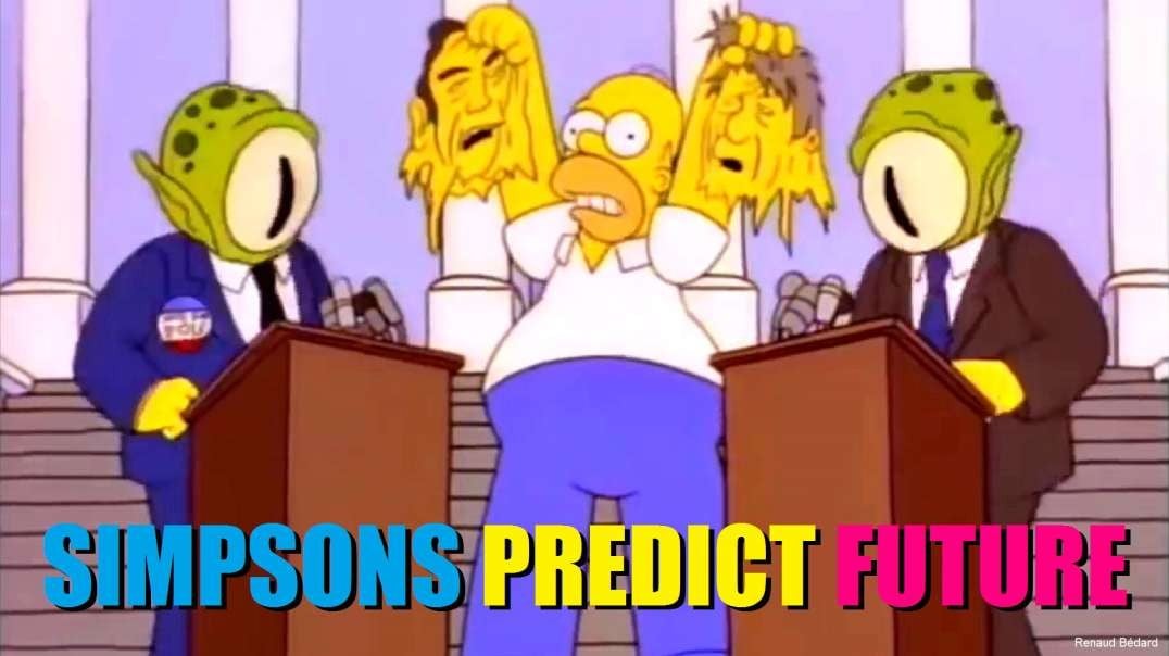 THE SIMPSONS PREDICT FUTURE ELECTIONS MASKS BODY DOUBLES ALIENS