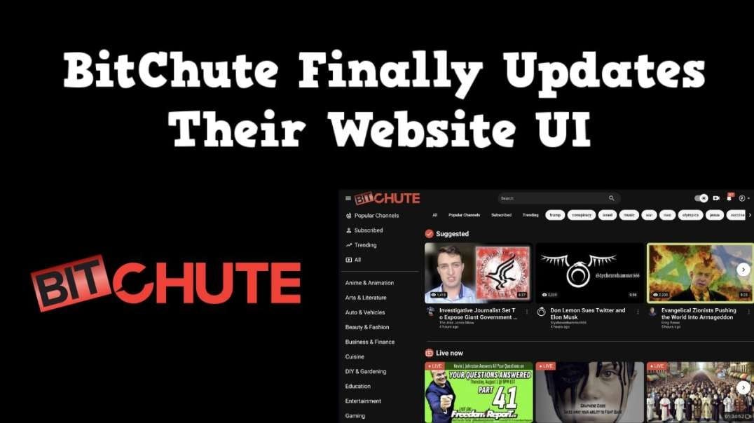 BitChute Finally Updates Their Website UI.mp4