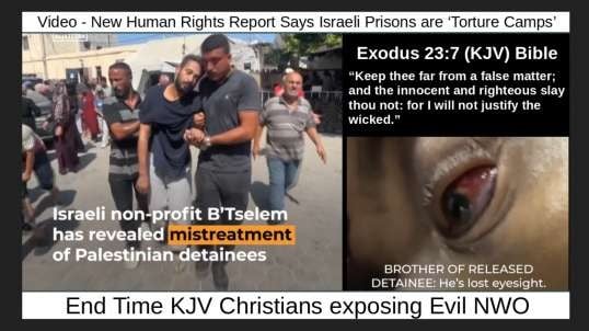 Video - New Human Rights Report Says Israeli Prisons are ‘Torture Camps’