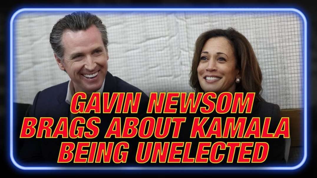 Breaking Video- Gavin Newsom Brags About Kamala Harris Being Unelected .mp4